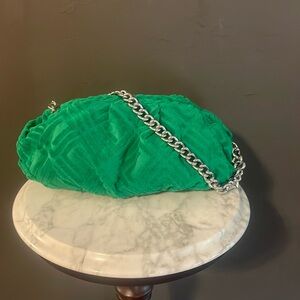 Green cloth mini tote